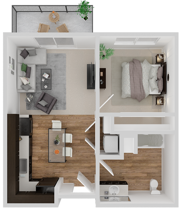1 bed 1 bath at VINTAGE AT MILL CREEK, Washington