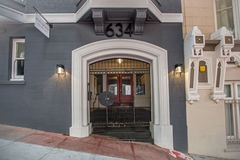A building with the number 634 on it.