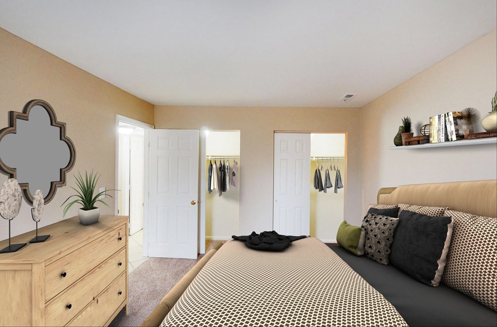 Bedroom With Closet at The Wynds, Ohio, 45429