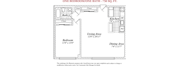 1 bed 1 bath at Dominion Towers Apartments, Arlington, VA