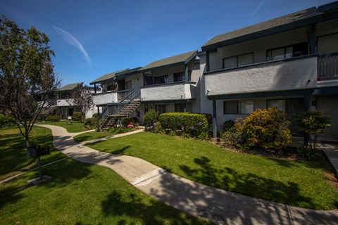 View of the Interior of Property  - Sidewalk Leading to Pool Area