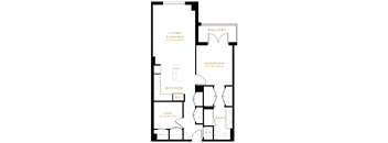1 Bedroom Den - 1 Bath | AD02A