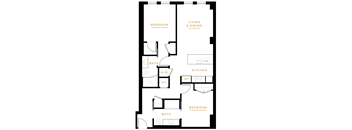 2 Bedroom - 2 Bath | B01