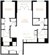 2 Bedroom - 2 Bath | B04
