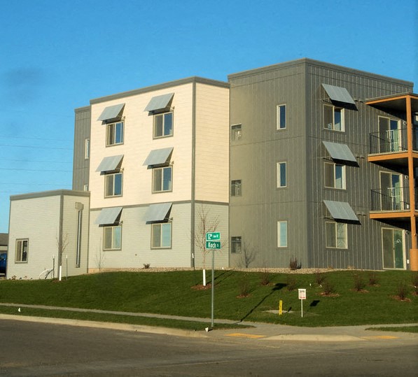 Image of the corner of building