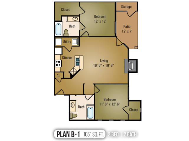 B-1 Floor Plan 4