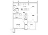 1bed1bath 1 bedroom 1 bathroom Floor Plan