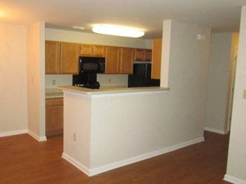 kitchen with cabinet space and efficient appliances