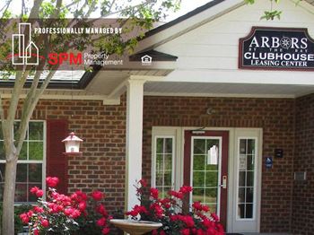 clubhouse and flowers with SPM overlay