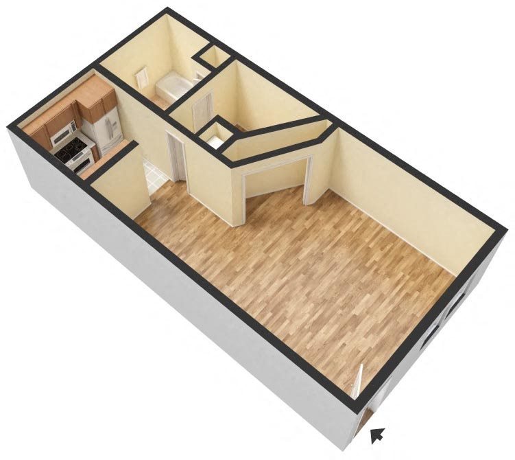 Studio Floor Plan 13