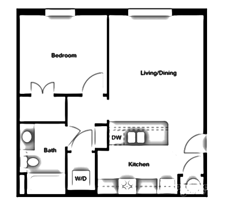 One Bedroom - A2