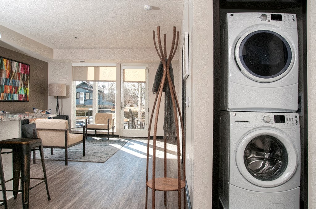Full Size Stacked Washer/Dryer at The Shoreham, St. Louis Park, MN, 55416