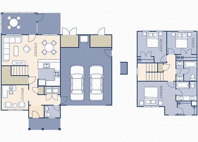 Azalea Commons 1630 Floor Plan 1