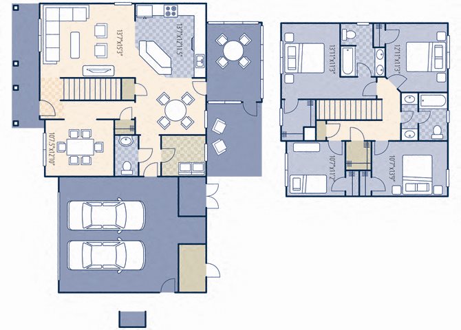 Azalea Commons 1950 Floor Plan 3