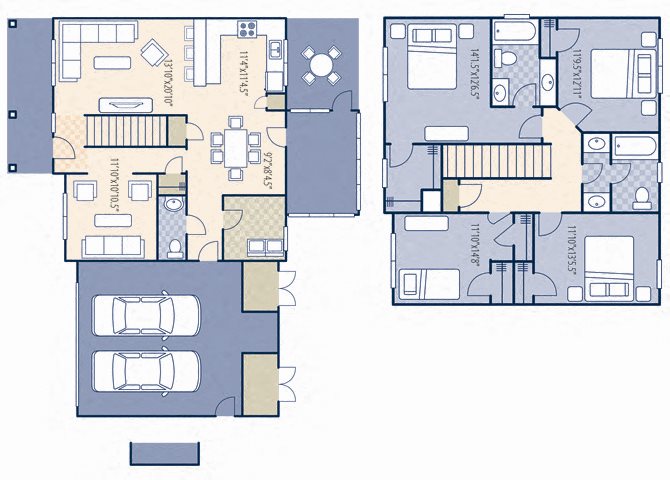 Azalea Commons 2150 Floor Plan 5