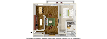 1 Bedroom 1 Bath