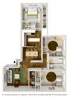 3 Bedroom 1 3/4 Bath