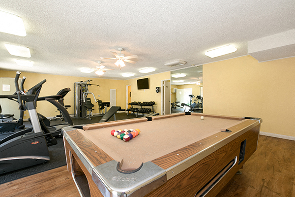 Resident Recreation Center at  Riverside Villa Apartments