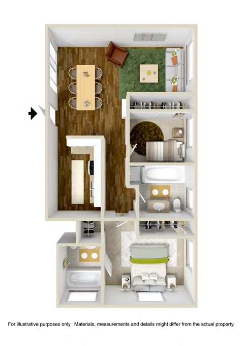 3900 Roxanne Avenue Studio-2 Beds Apartment for Rent - Photo Gallery 25