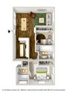 2 Bedroom 1 Bath