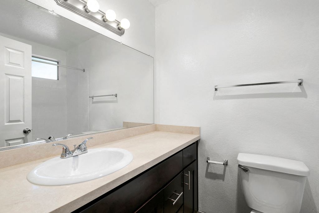 West Hills apartments bathroom vanity