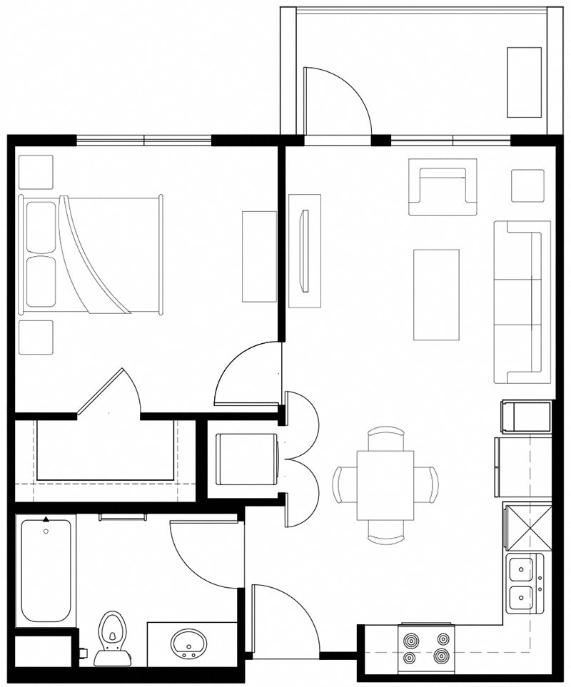 Floor Plans Of Vintage At The Crossing In Reno Nv 1x1 Vintage At The Crossing L Senior Apartments In Reno Nv 89521