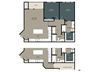 B1 Floor Plan B1 Floor Plan at Touchstone Modern Apartment Homes, 11996 Ridge Parkway, Broomfield