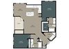 B2 Floor Plan B2 Floor Plan at Touchstone Modern Apartment Homes, 11996 Ridge Parkway, CO