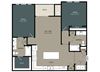 B3 Floor Plan B3 Floor Plan at Touchstone Modern Apartment Homes, Broomfield, CO