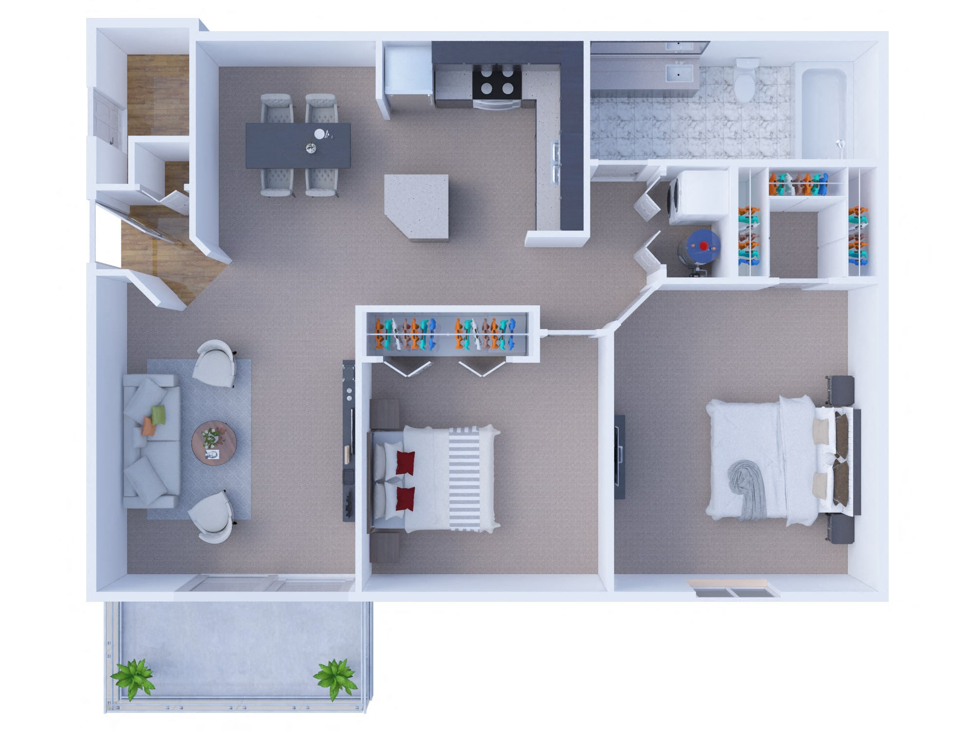 1 Bedroom Floor Plan A3