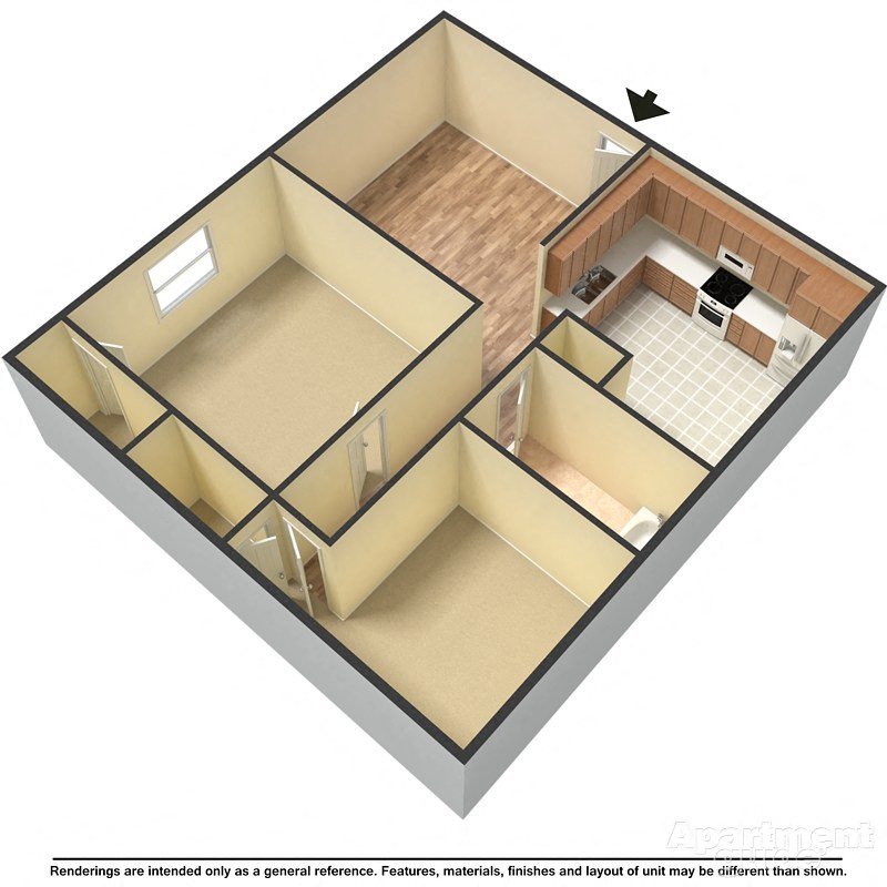 2 BED B Floor Plan 4
