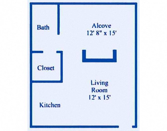 Studio Floor Plan 1