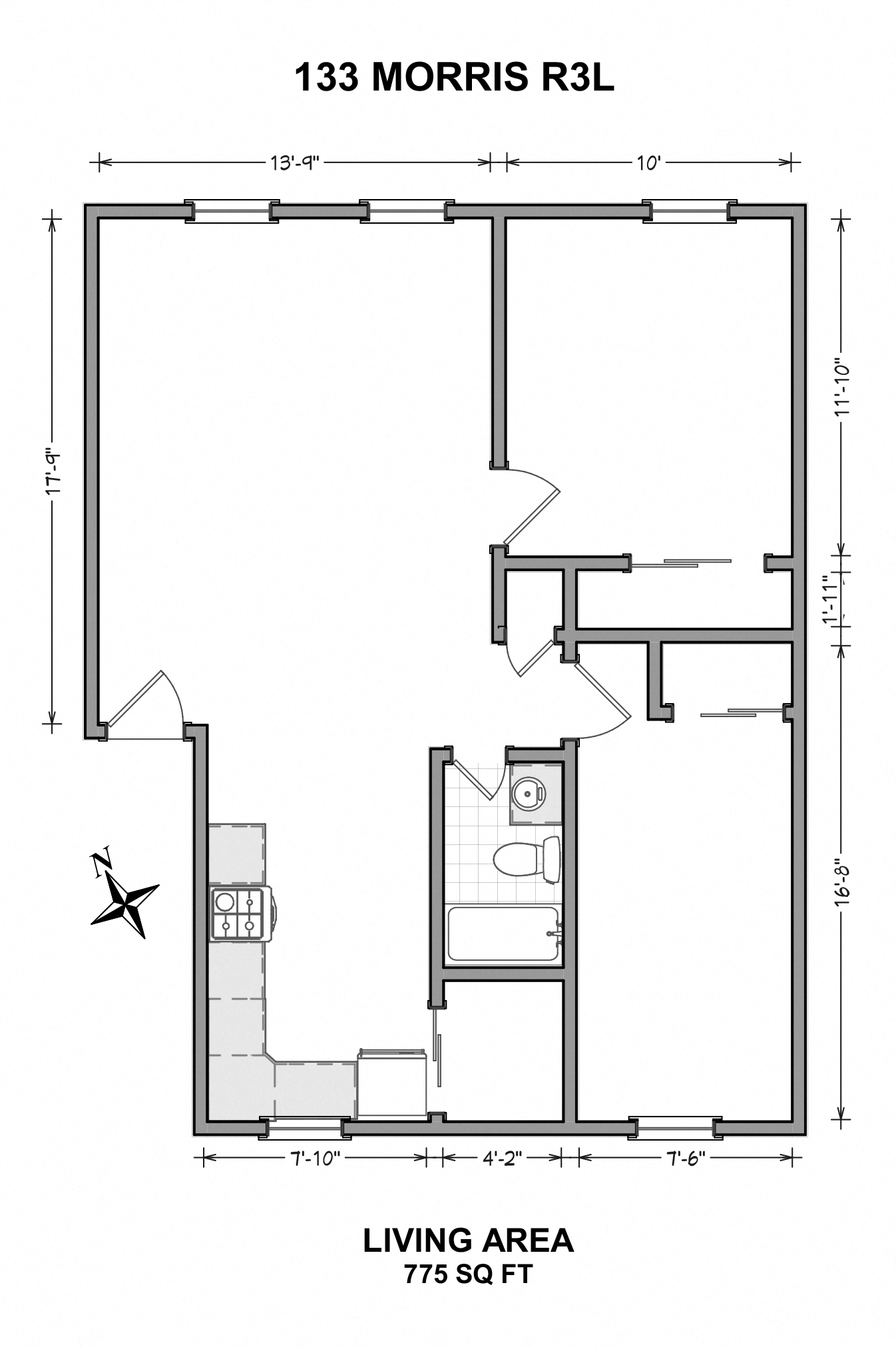 133 Morris Street R3L, 775 Sqft