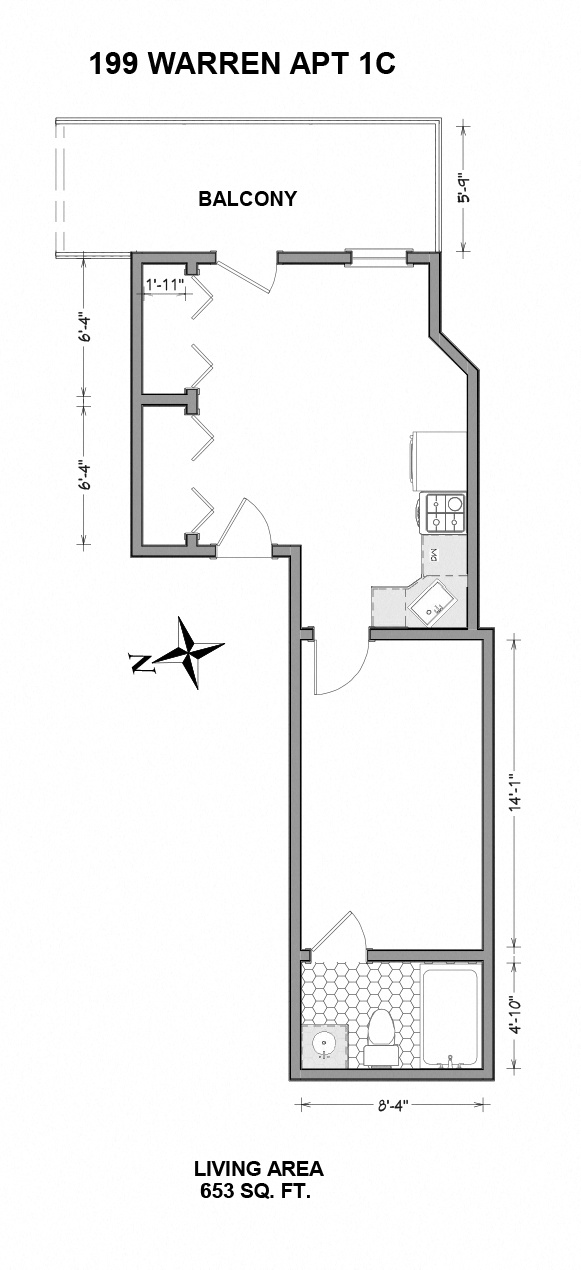 199 Warren Street - 1 Bedroom