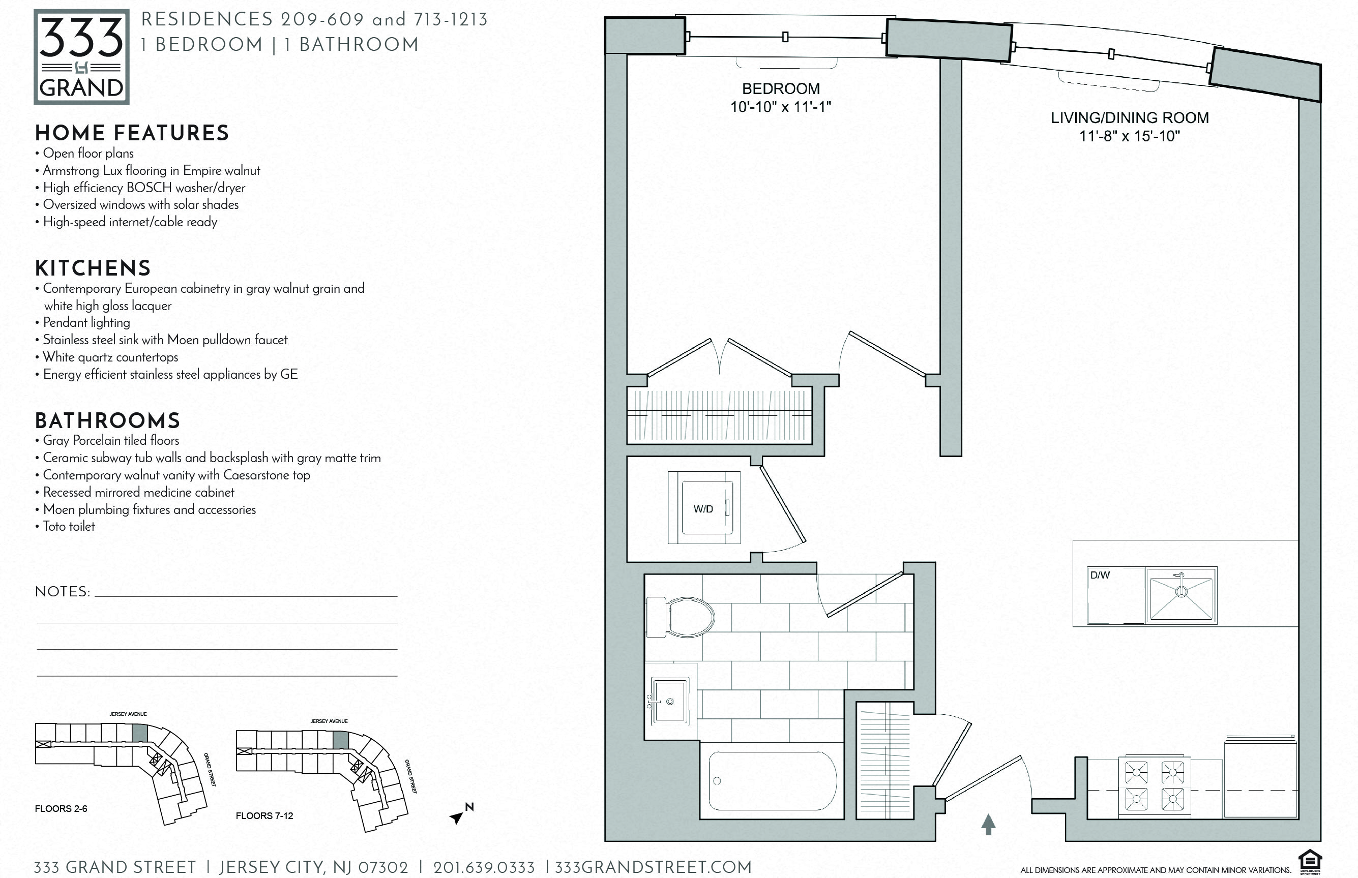 333 GRAND - 1 BEDROOM FLOOR PLAN AF
