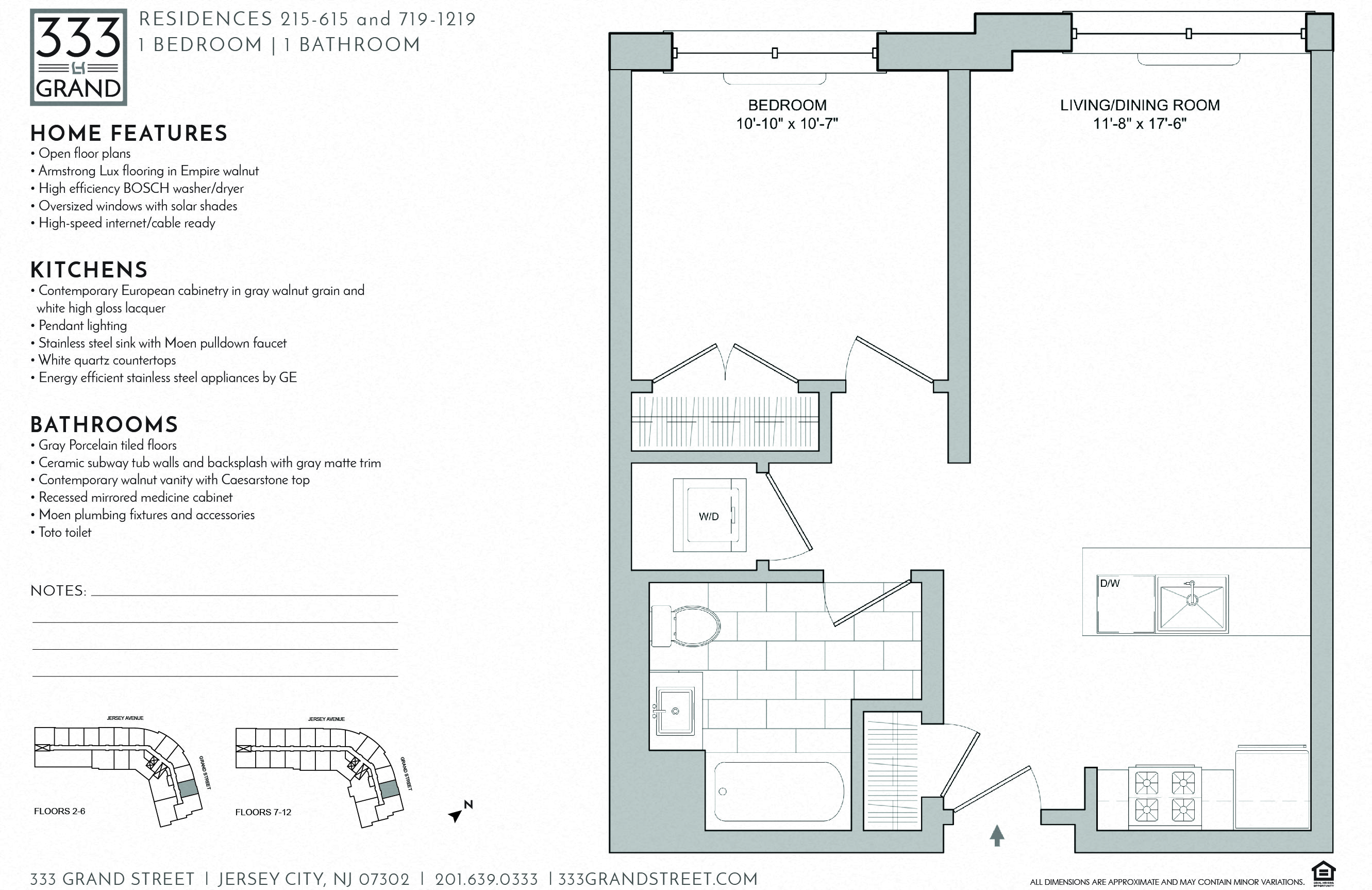333 GRAND - 1 BEDROOM FLOOR PLAN AK