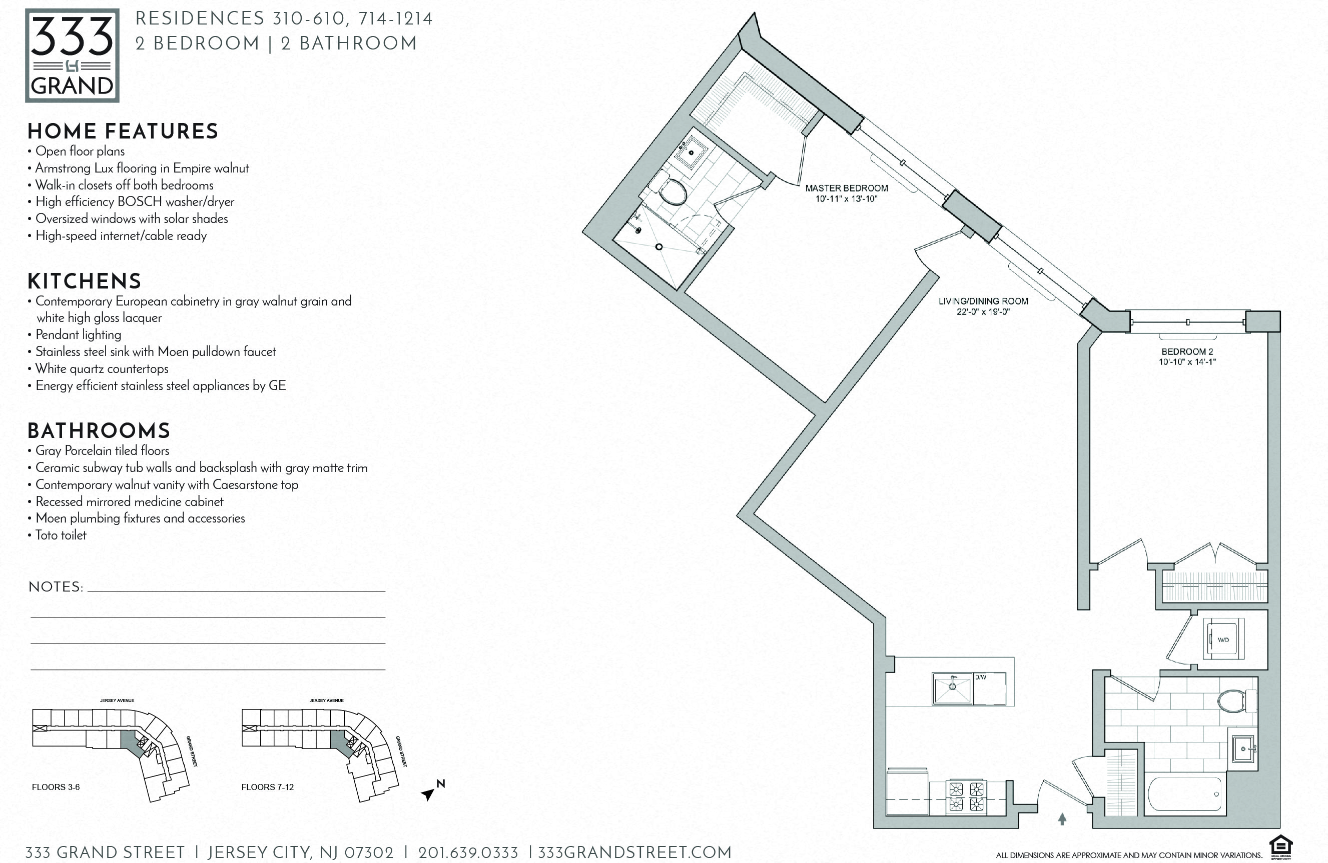 333 GRAND - 2 BEDROOM FLOOR PLAN AH