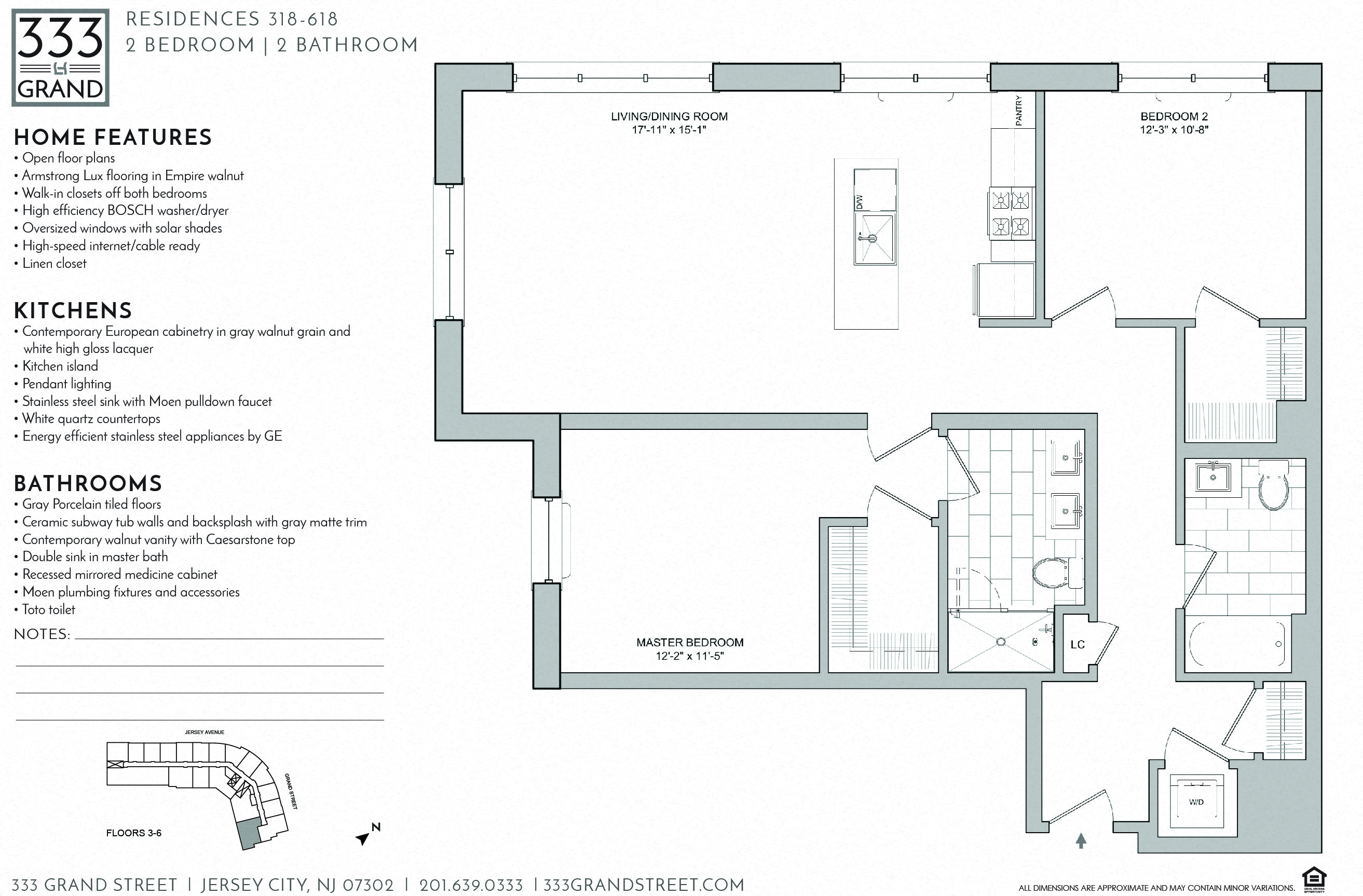 333 GRAND - 2 BEDROOM FLOOR PLAN AJ