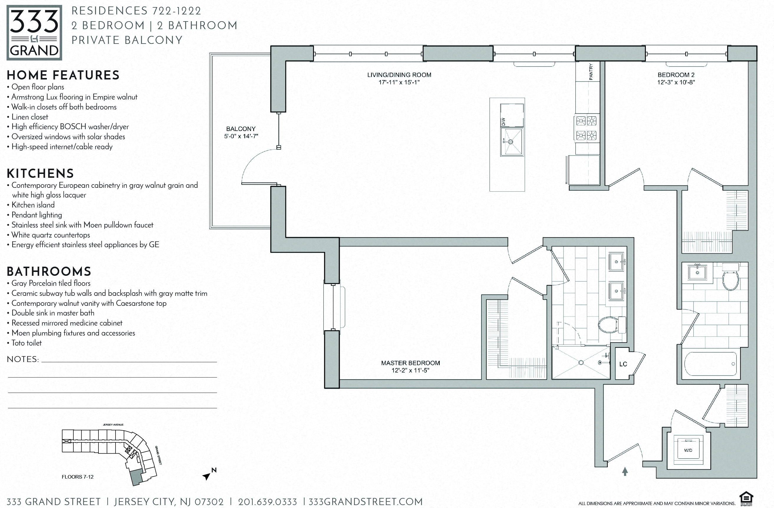 333 GRAND - 2 BEDROOM FLOOR PLAN AM