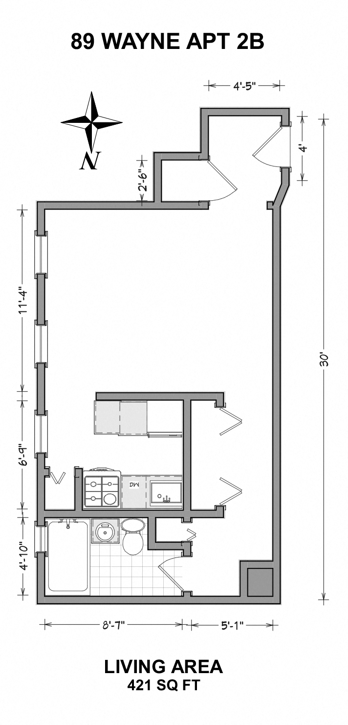 89 Wayne Street - Studio B
