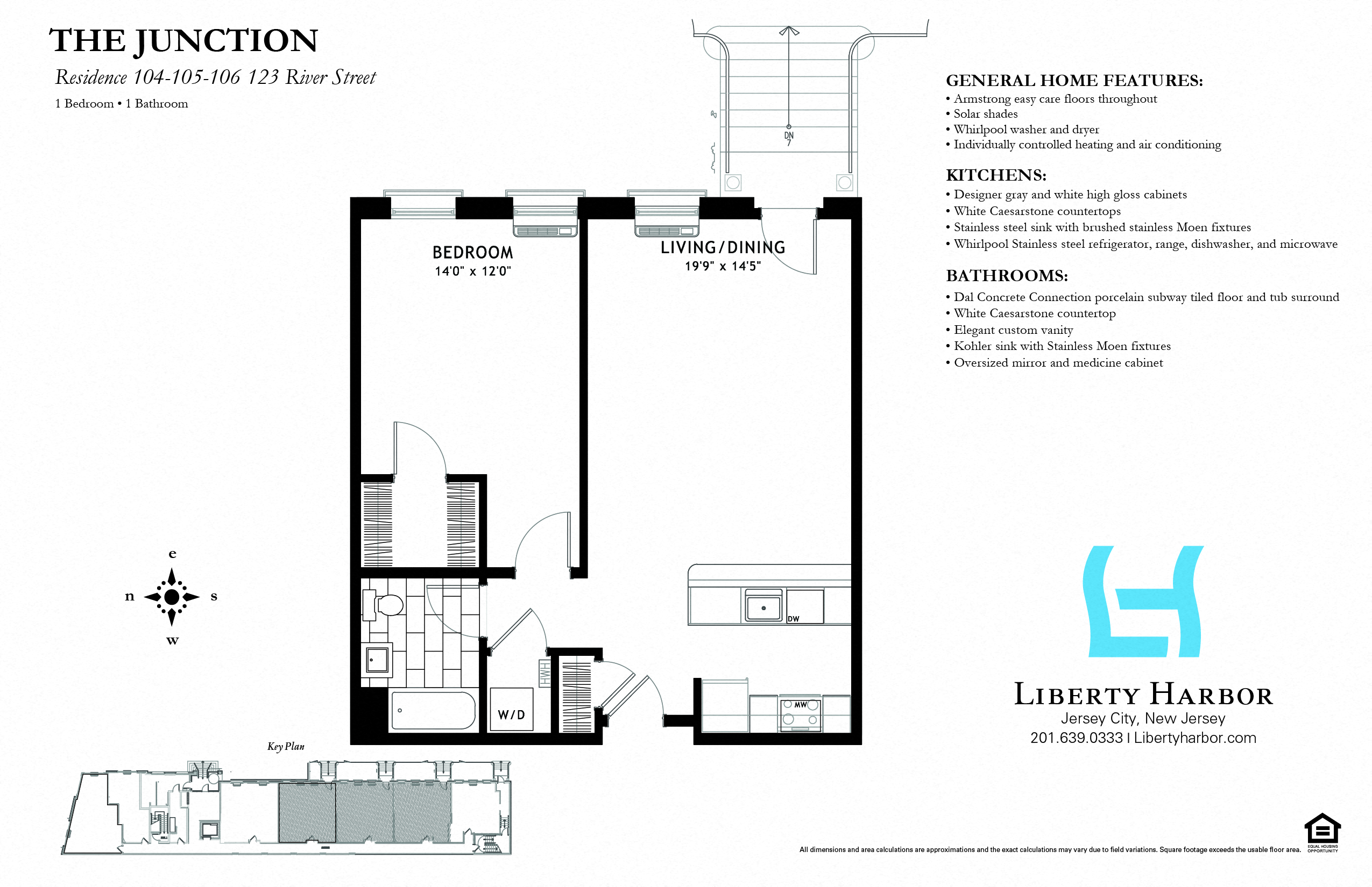 JUNCTION-1 BEDROOM PLAN C