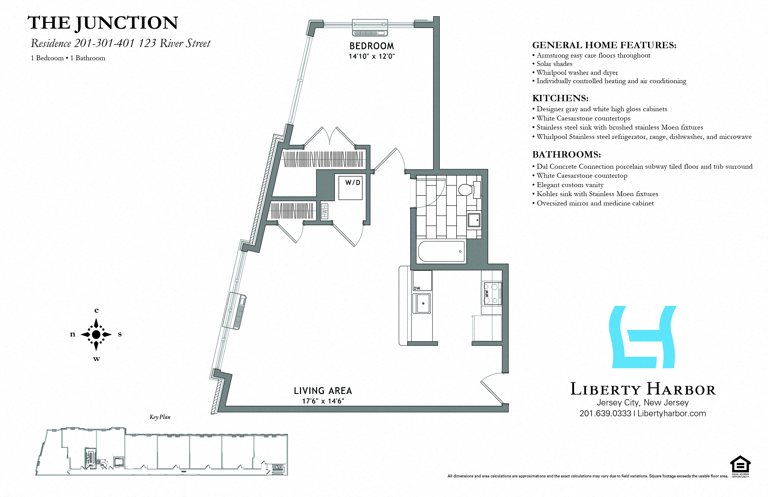 JUNCTION-1 BEDROOM PLAN A