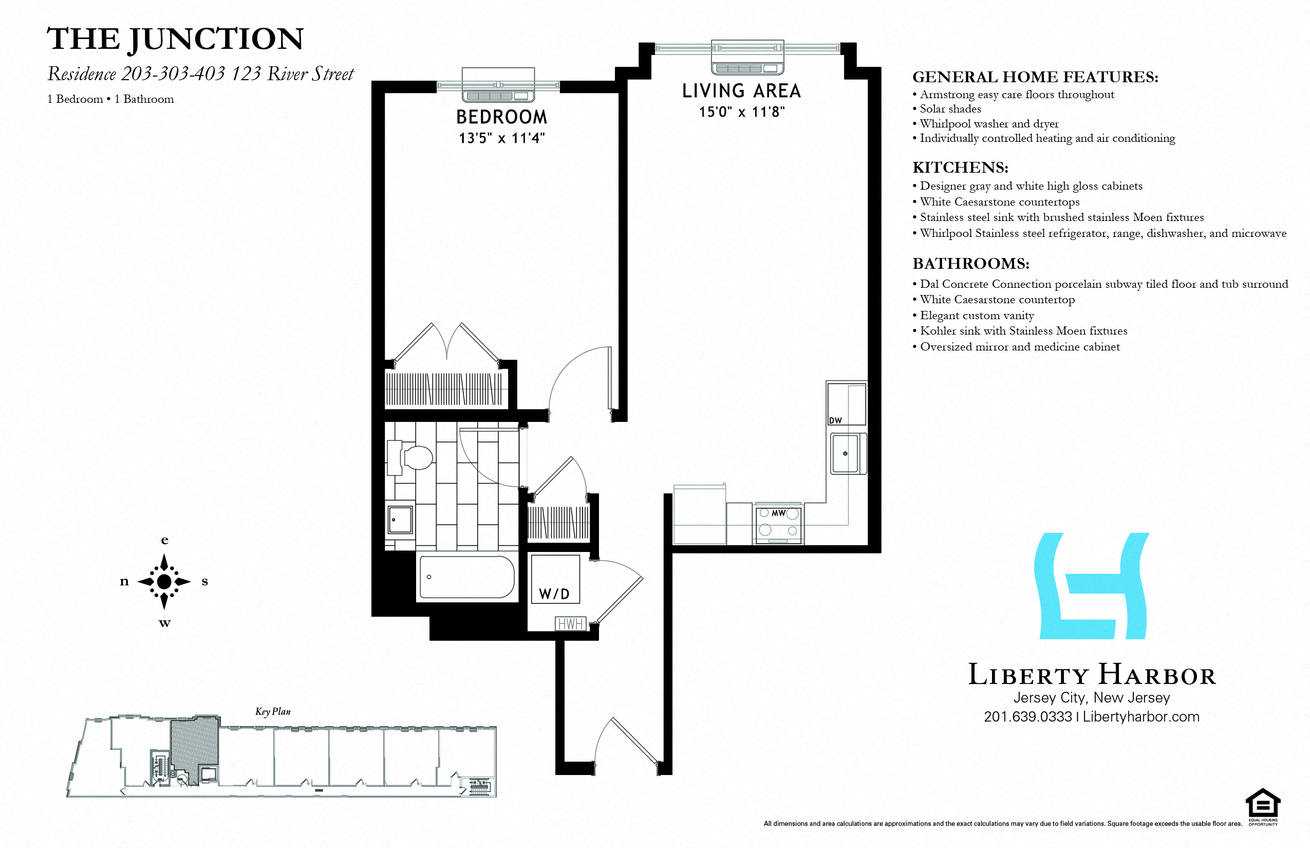 JUNCTION-1 BEDROOM PLAN E