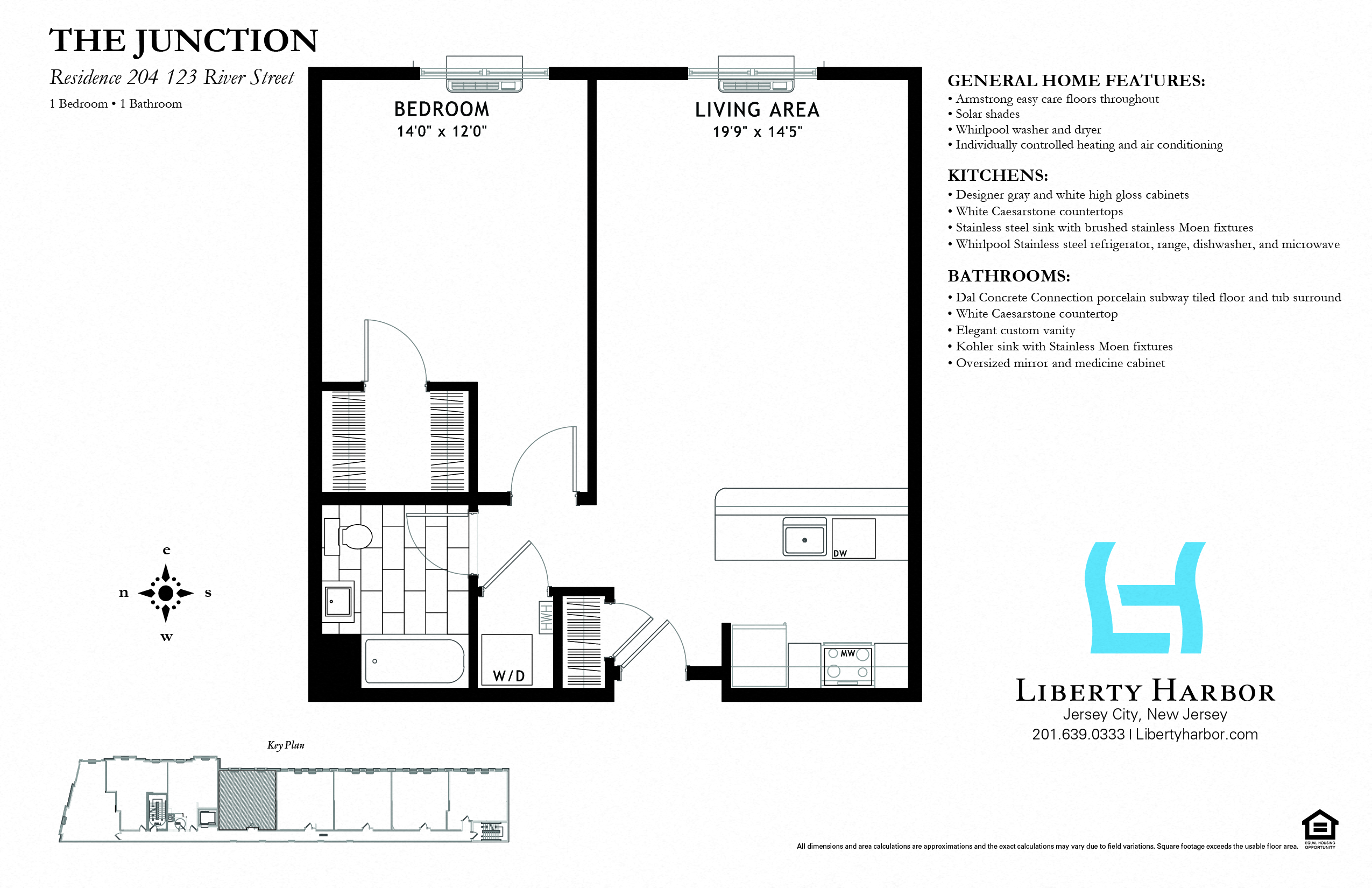 JUNCTION-1 BEDROOM PLAN F