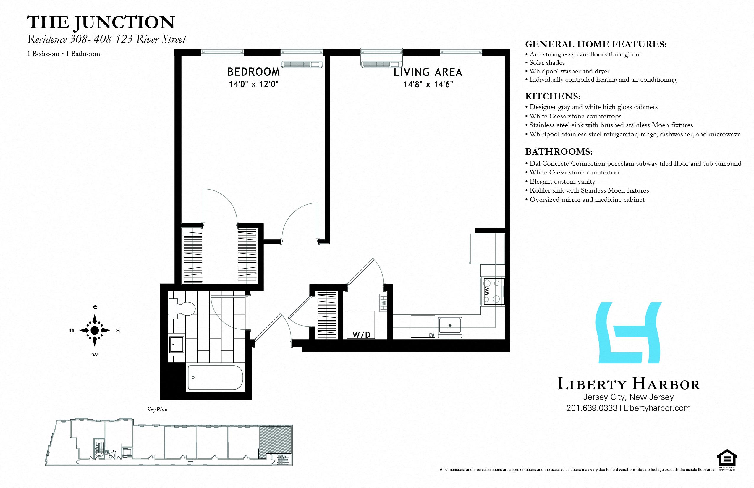 JUNCTION-1 BEDROOM PLAN L