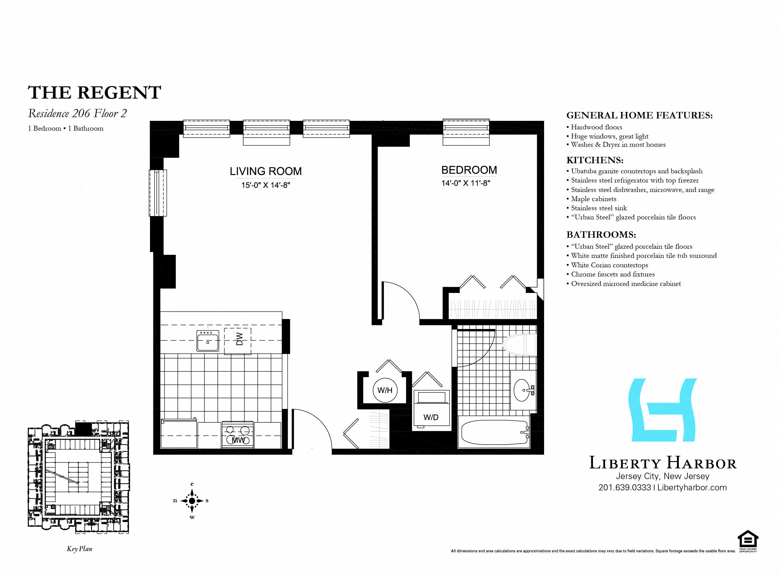 30 REGENT-1 BEDROOM PLAN D