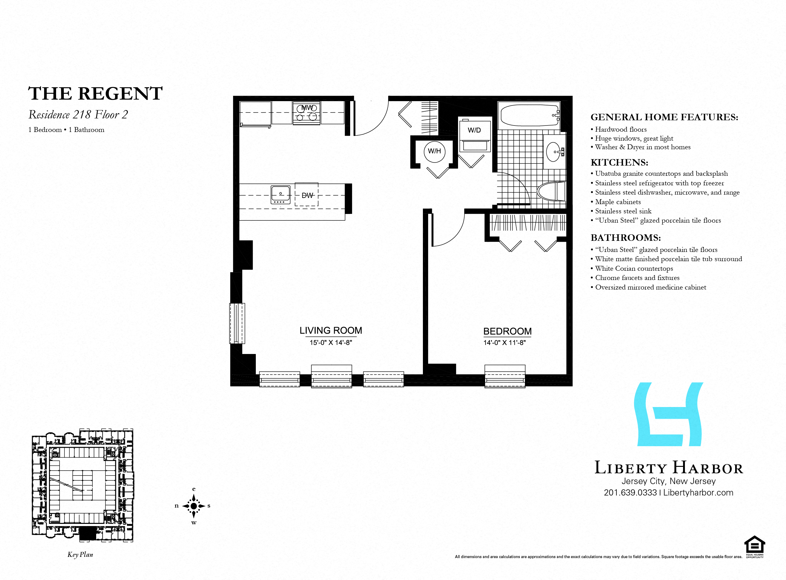 30 REGENT-1 BEDROOM PLAN J