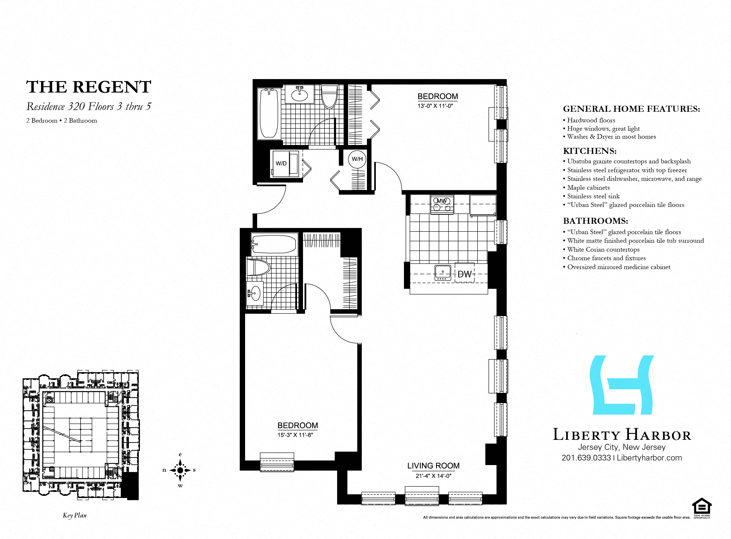 30 REGENT-2 BEDROOM PLAN H