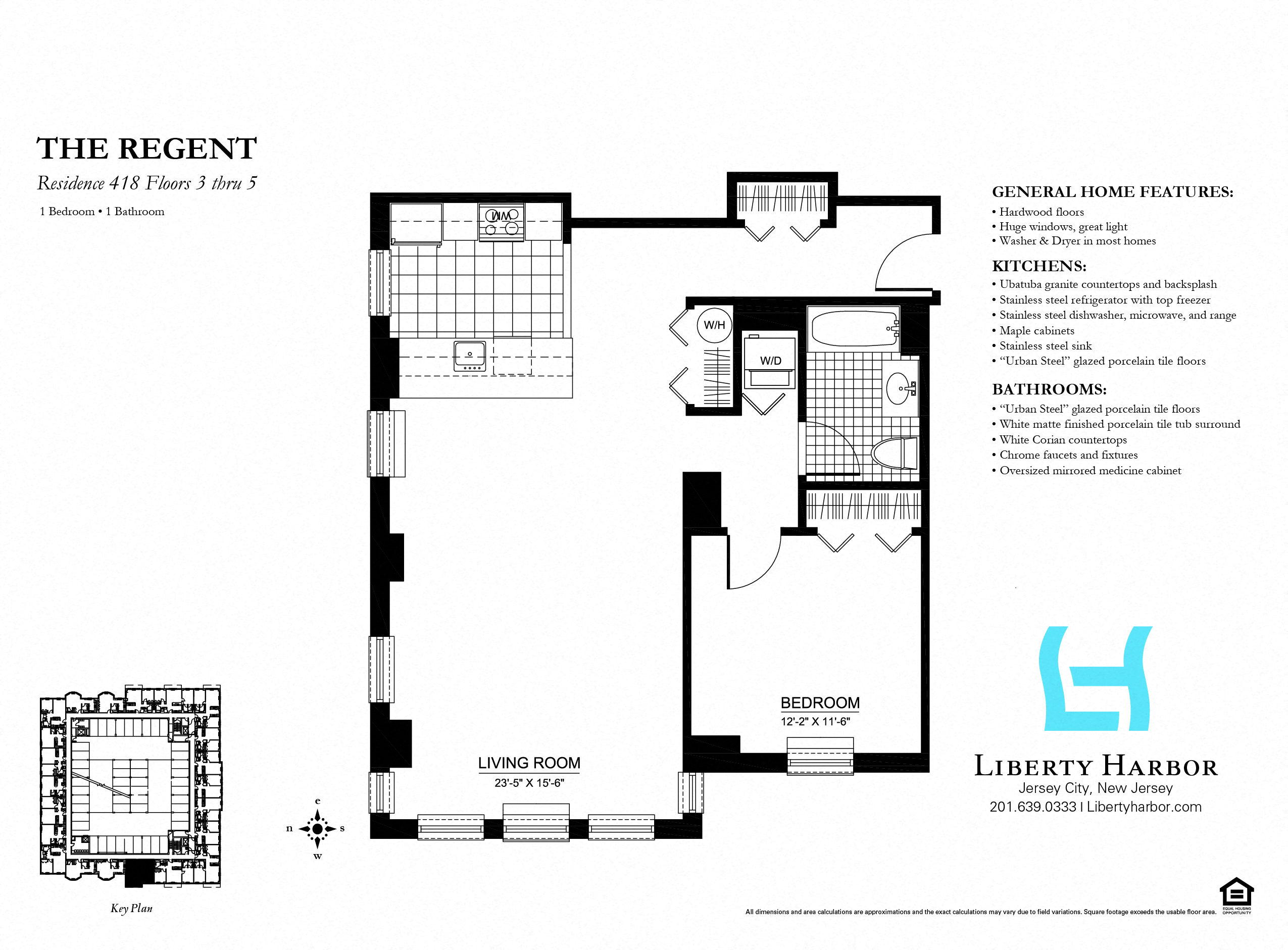 30 REGENT-1 BEDROOM PLAN M