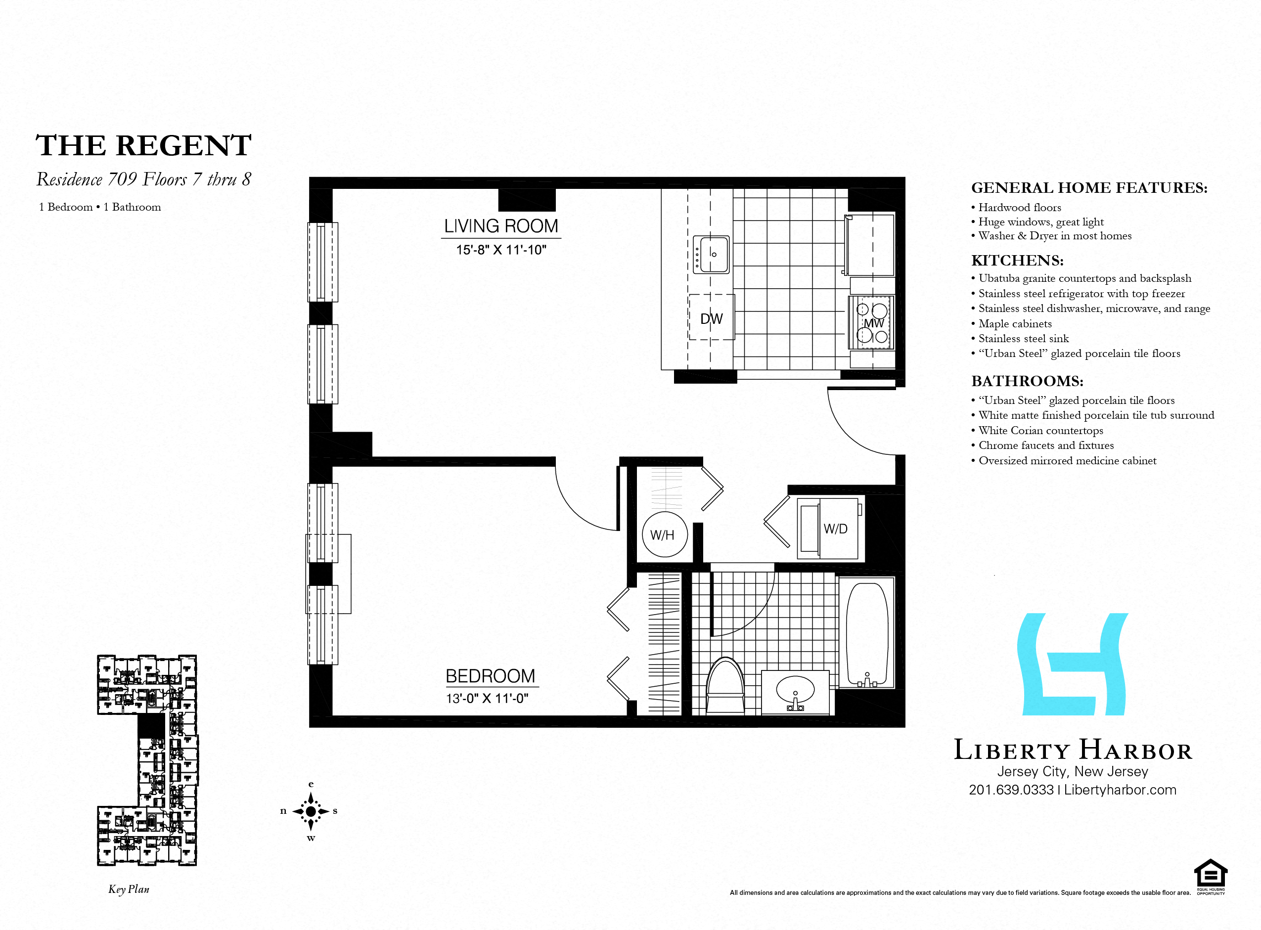 30 REGENT-1 BEDROOM PLAN U